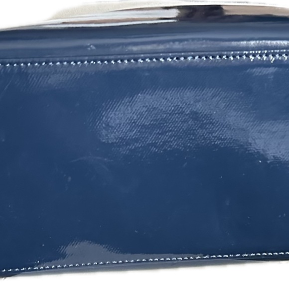 Designer Handbag Kate Spade Rare Patent Canvas Crossbody Tote Bag w/Dust Cover - Picture 11 of 17